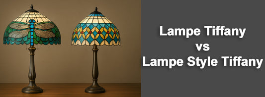 Lampe Tiffany vs Lampe Style Tiffany