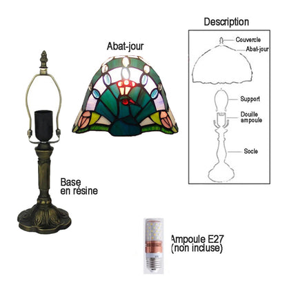 Lampe Tiffany Paon