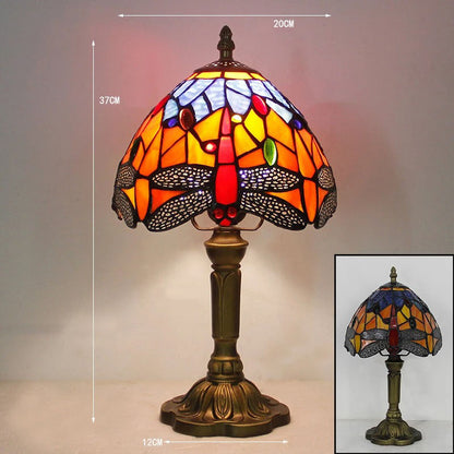 Lampe Tiffany Libellule Rouge