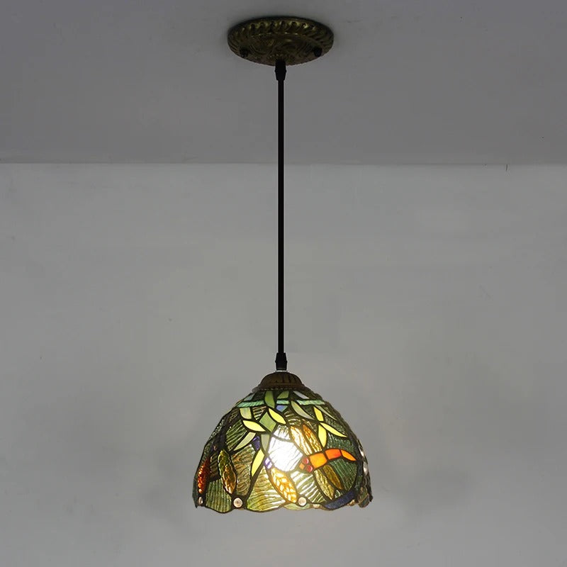 Suspension Tiffany Libellule